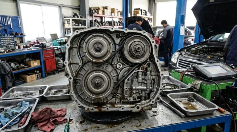 Diagnostico de fallas de transmisión CVT